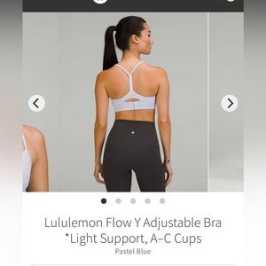 Lululemon sports bra size 4 cup A